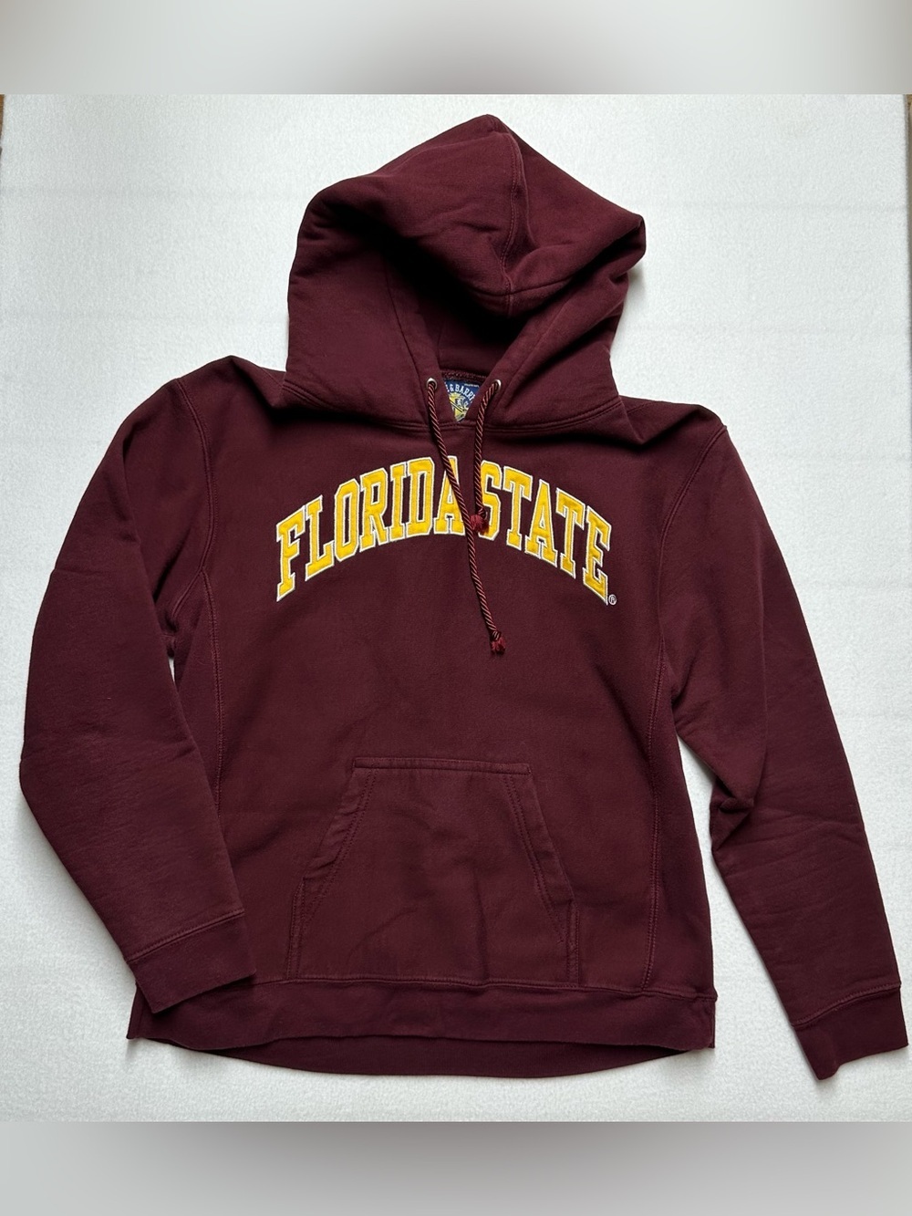 Florida State FSU Maroon Hoodie Youth L 10–12 • Varsity Logo • Mid‑2000s